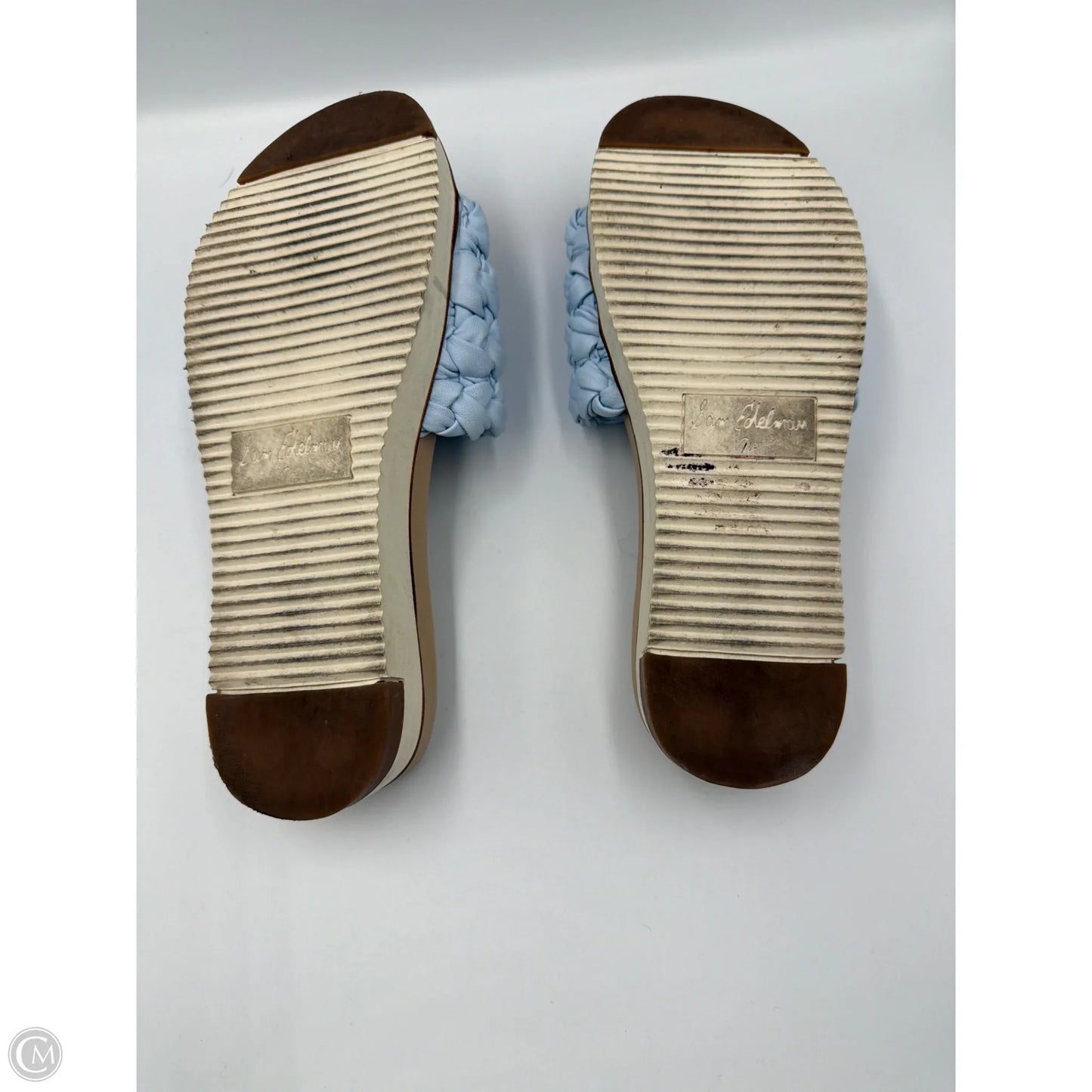 Sandals Flats By Sam Edelman In Blue, Size: 7.5