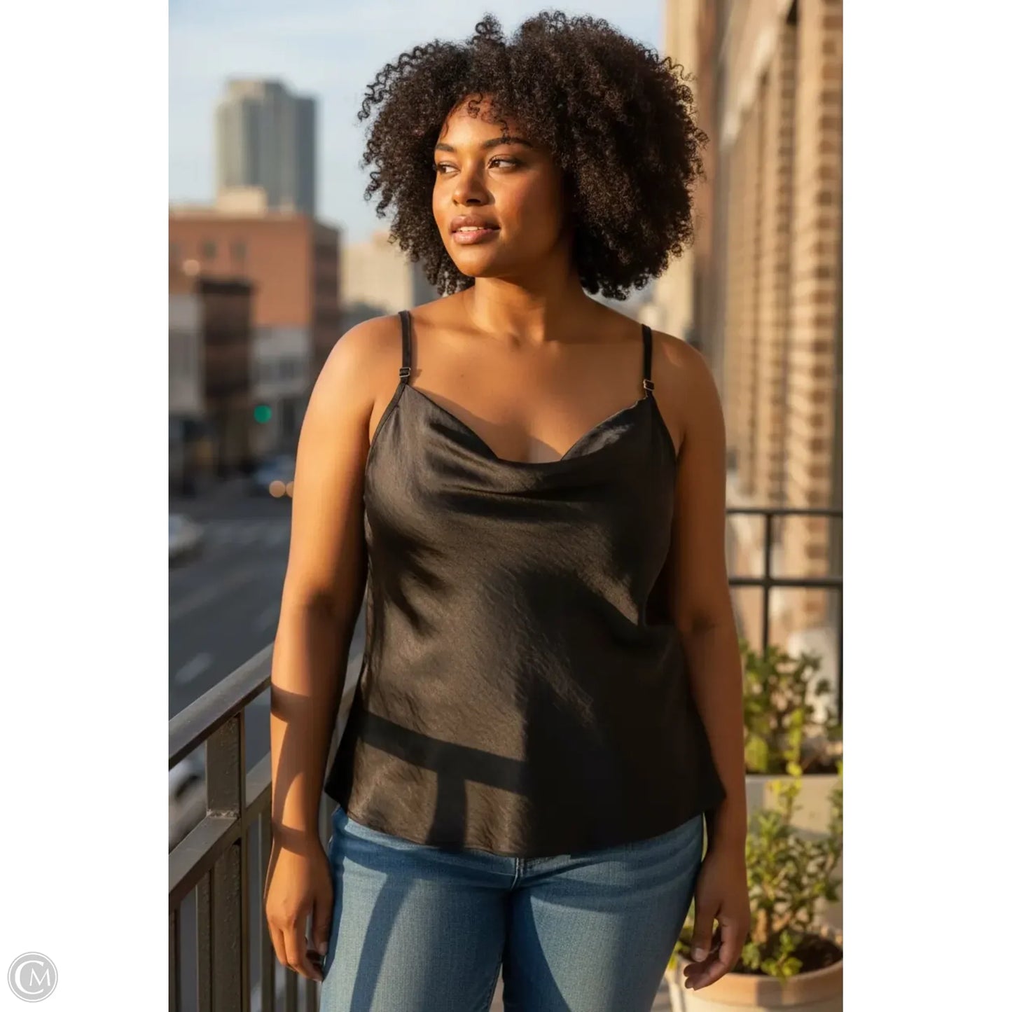 Tank Top By Ava & Viv In Black, Size: 1x