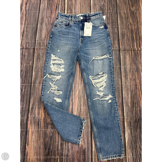Jeans Skinny By Zara In Blue Denim, Size: 2