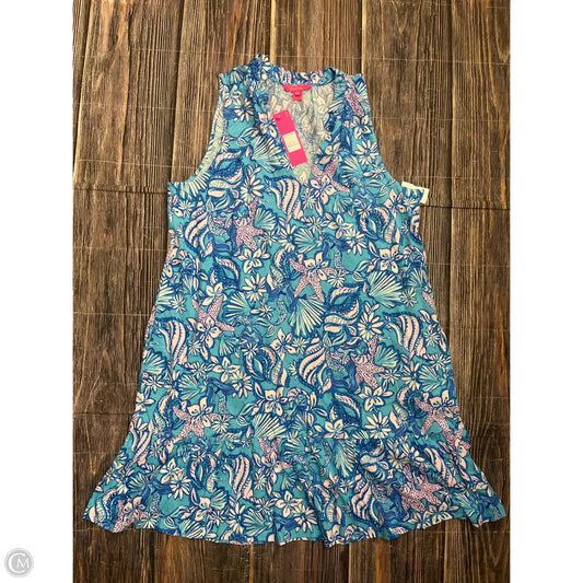 Dress Designer By Lilly Pulitzer In Blue, Size: 1x