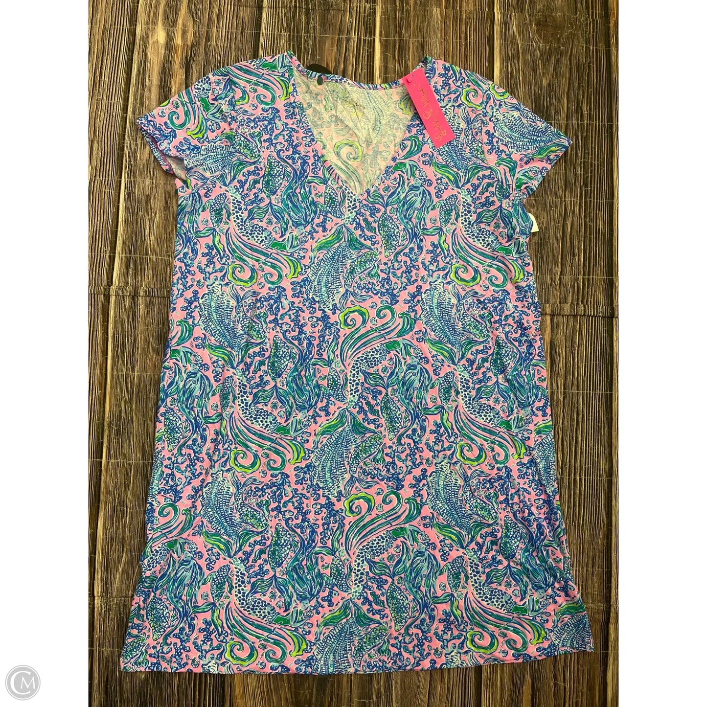 Dress Designer By Lilly Pulitzer In Blue, Size: 1x