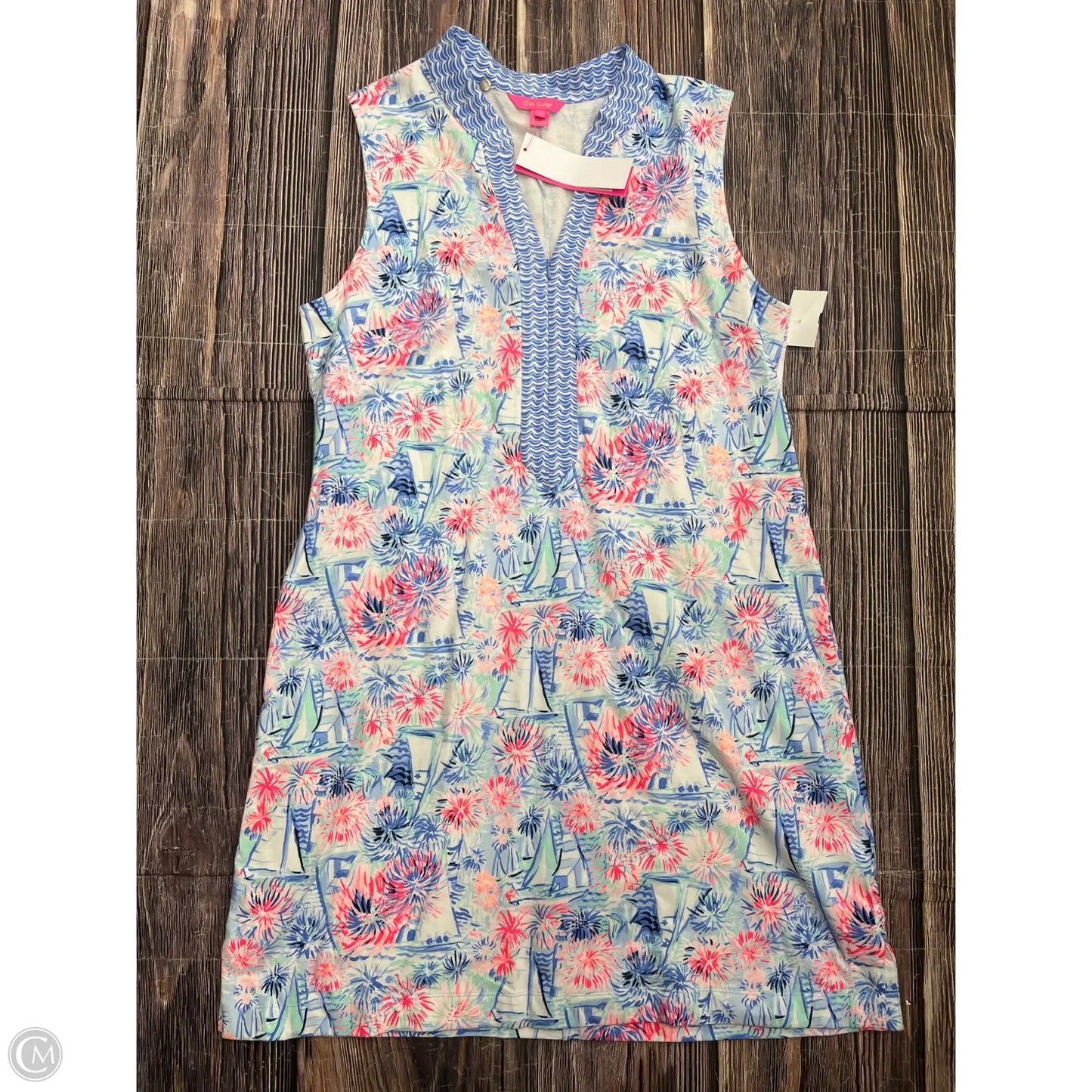 Dress Designer By Lilly Pulitzer In Blue, Size: Xl