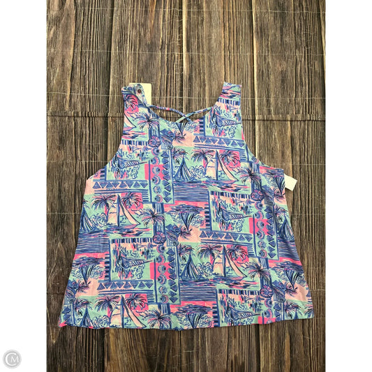 Tank Top Designer By Lilly Pulitzer In Blue, Size: Xl