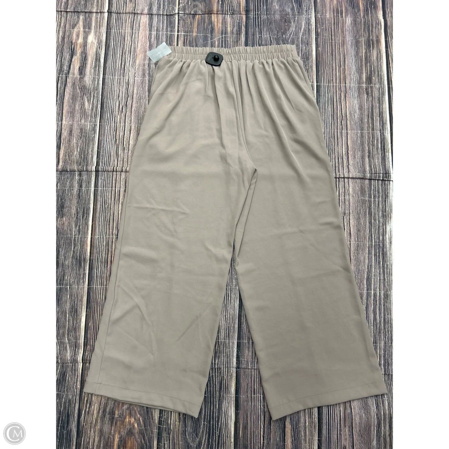 Pants Wide Leg By Melloday In Tan, Size: M