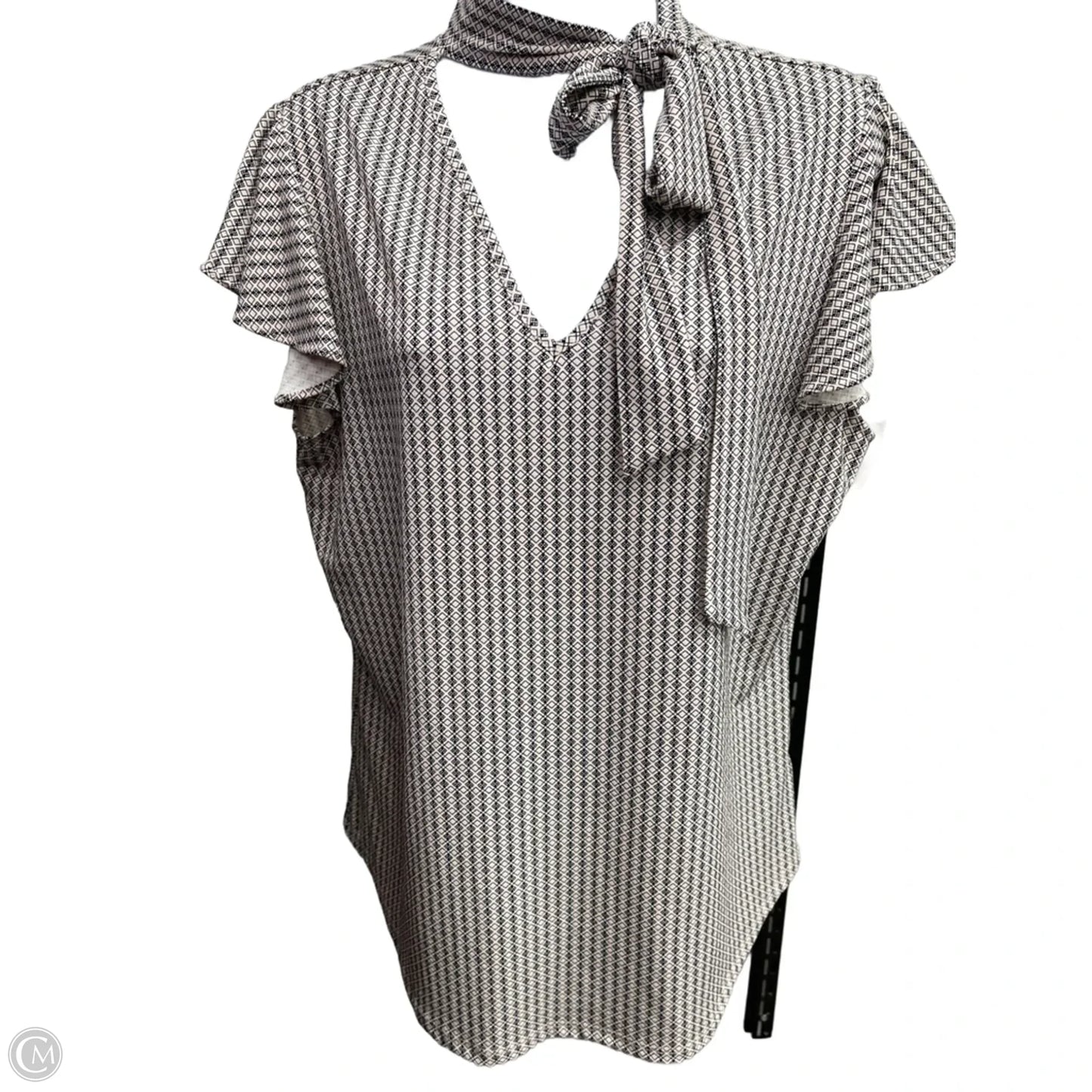 Top Short Sleeve By Adrianna Papell In Pink, Size: L