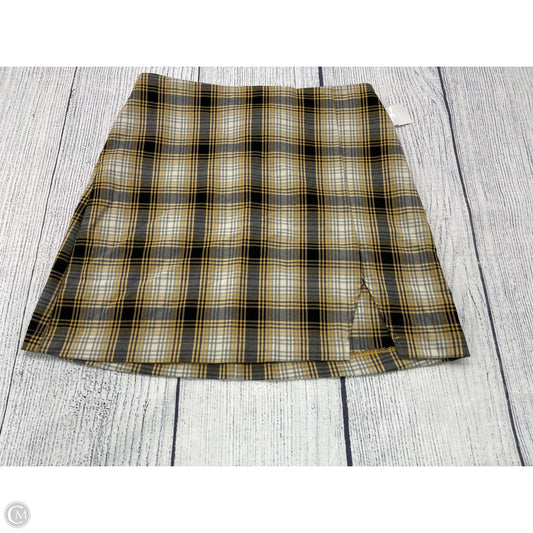 Skirt Mini & Short By Urban Outfitters In Yellow, Size: M