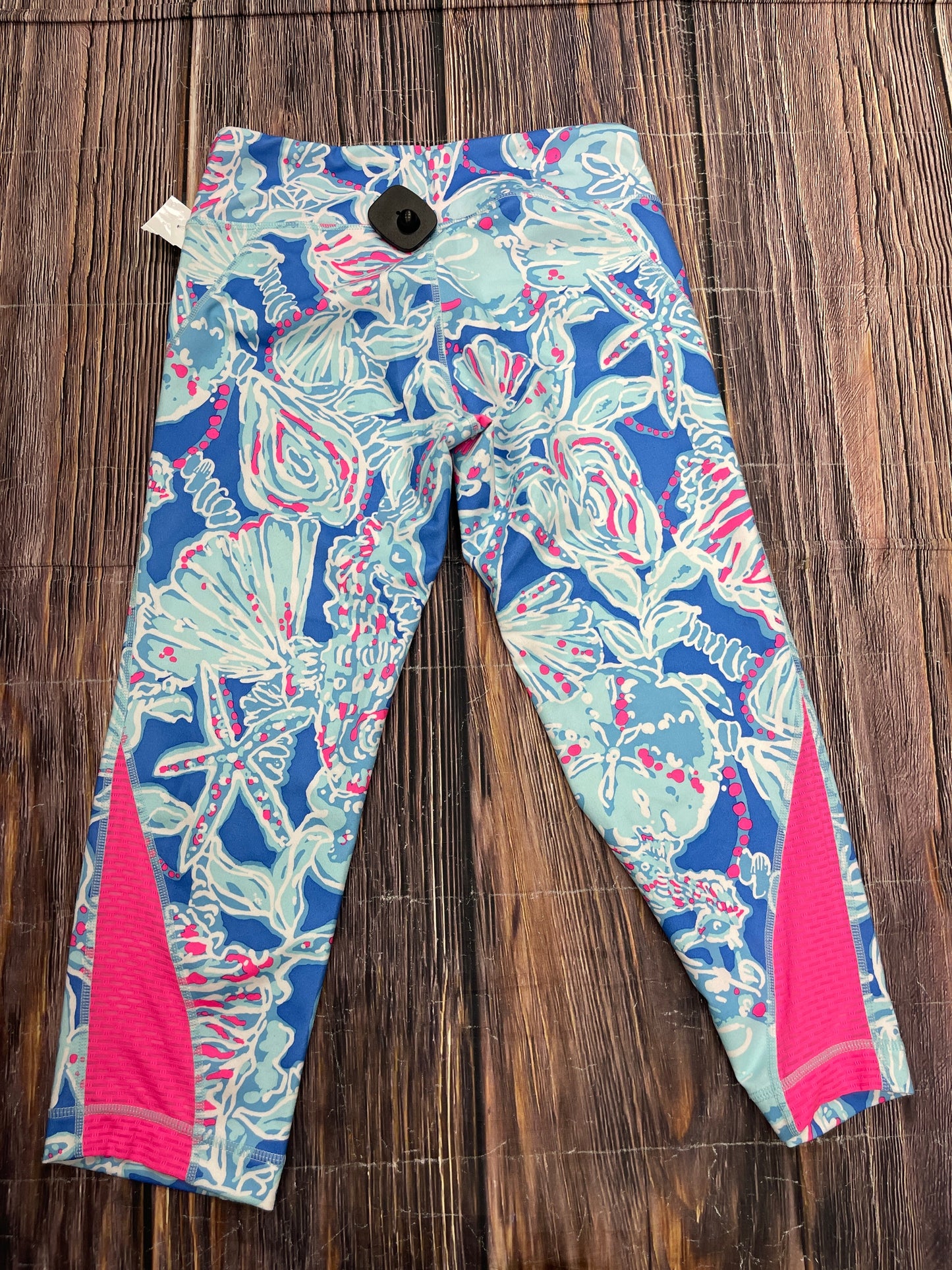 Athletic Leggings Capris By Lilly Pulitzer In Blue, Size: M