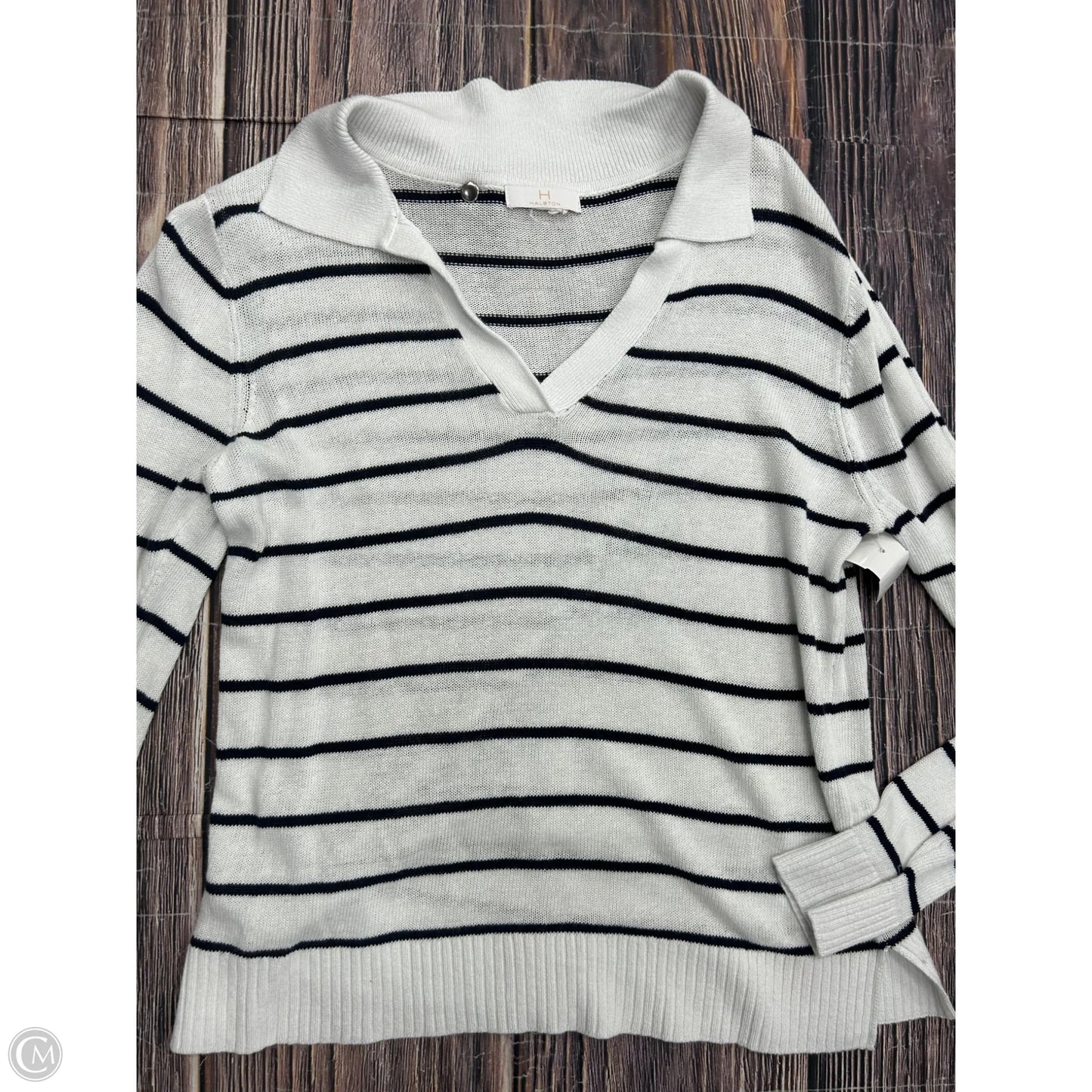 Sweater Designer By Halston In White, Size: S