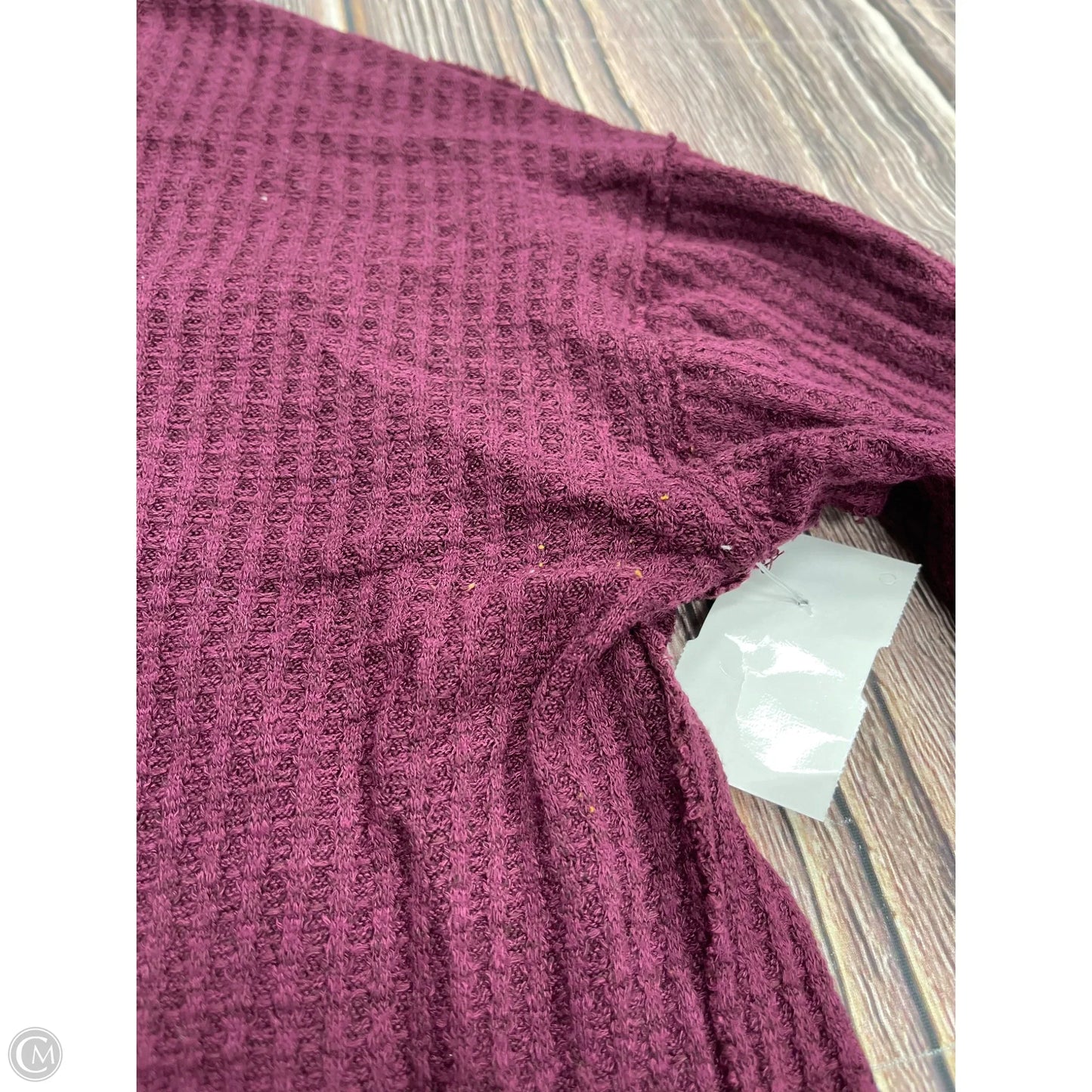 Tunic Long Sleeve By We The Free In Maroon, Size: L
