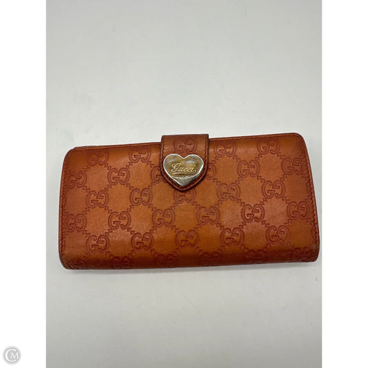 Wallet Luxury Designer By Gucci, Size: Medium