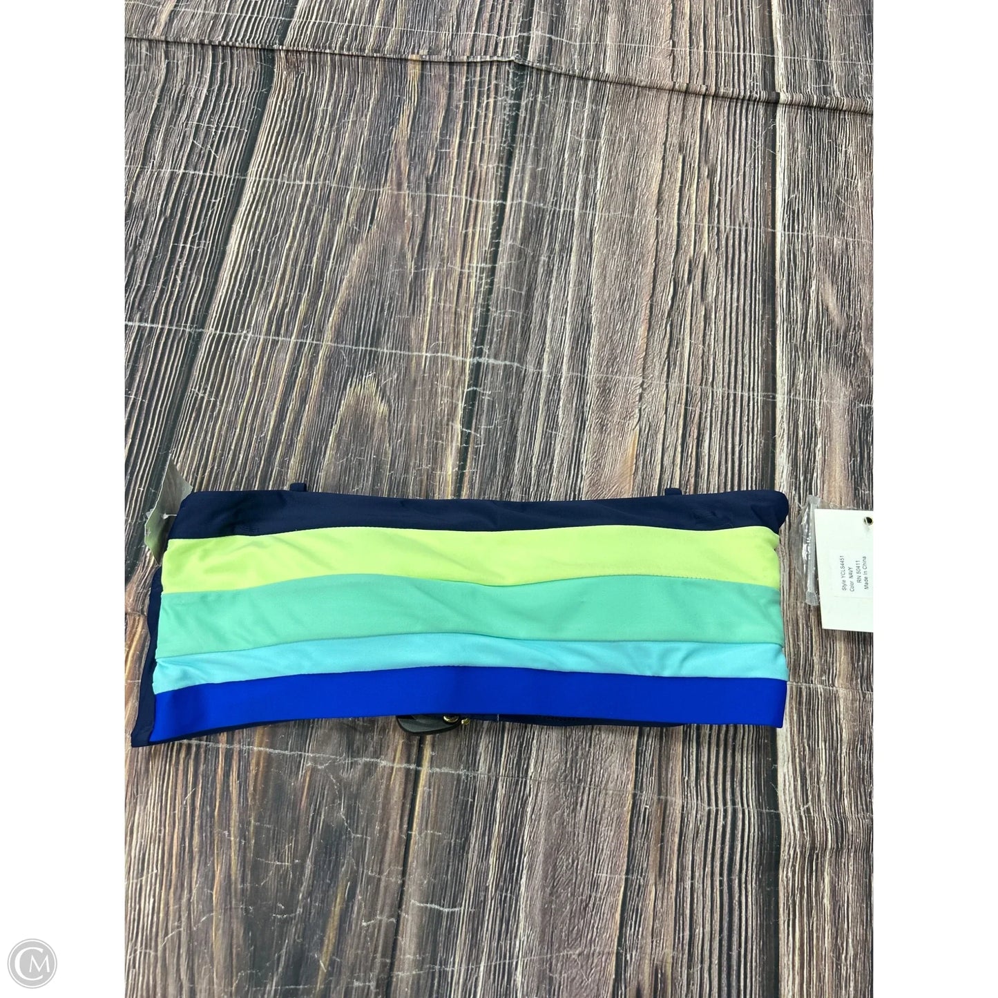 Swimsuit Top By Clothes Mentor In Blue, Size: Xl