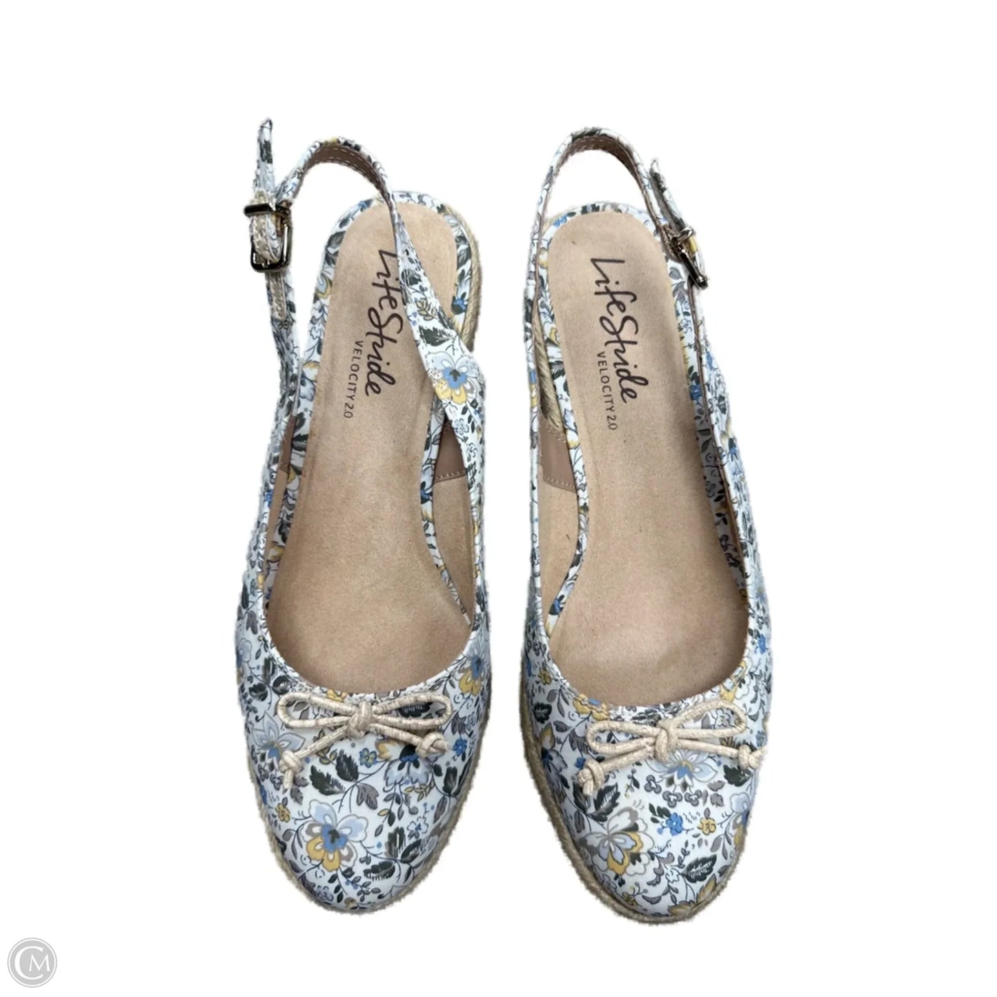 Shoes Heels Platform By Life Stride In Floral Print, Size: 10