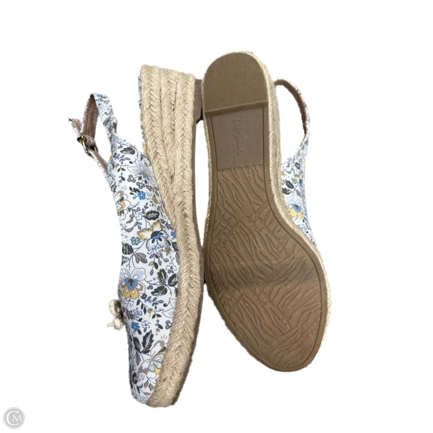 Shoes Heels Platform By Life Stride In Floral Print, Size: 10