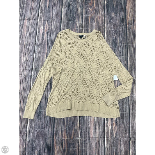 Sweater By Torrid In Tan, Size: 2x