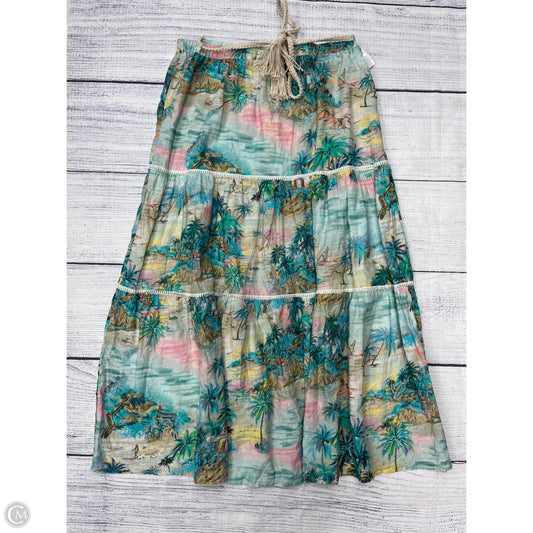 Skirt Maxi By C And C In Multi-colored, Size: L
