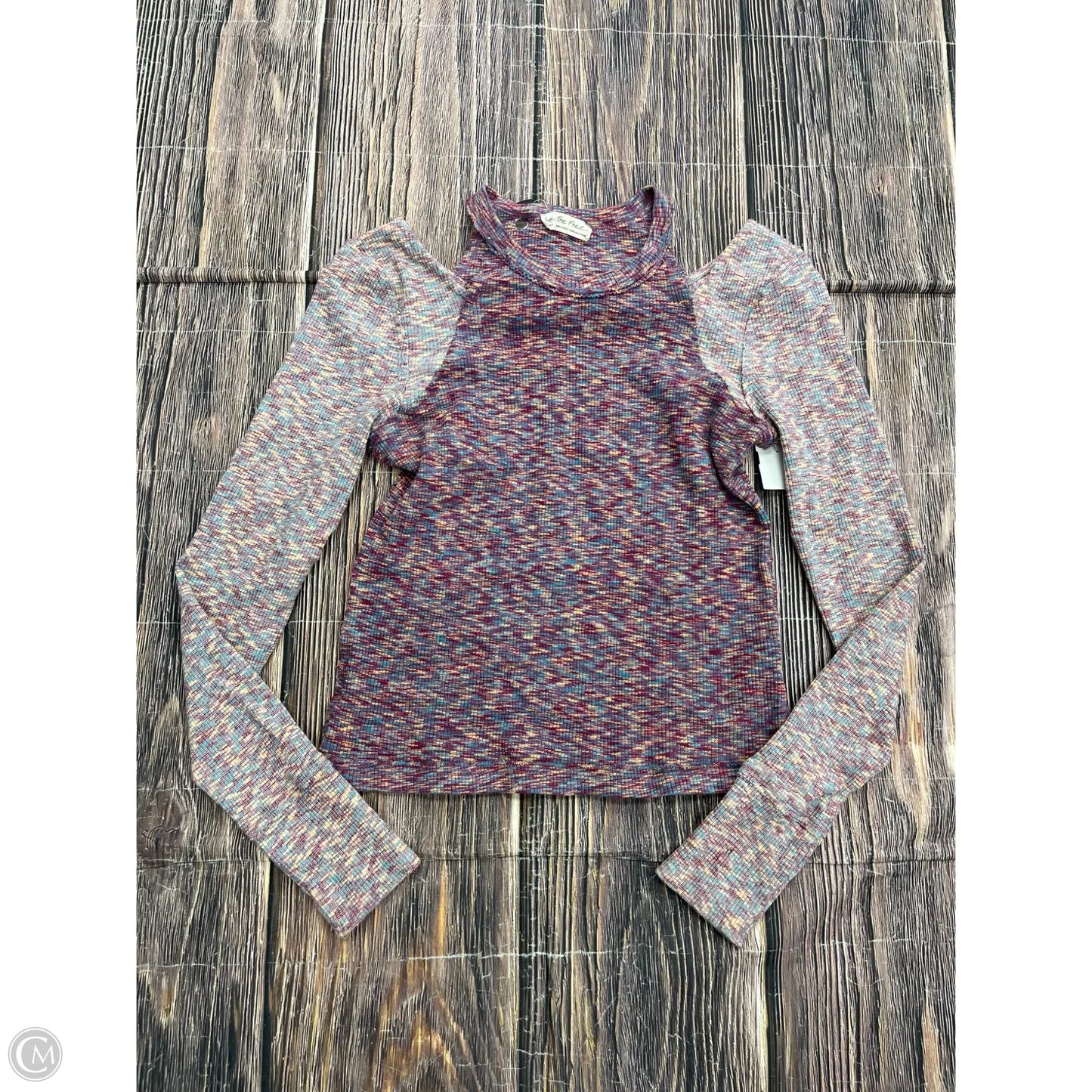 Top Long Sleeve By We The Free In Pink, Size: L