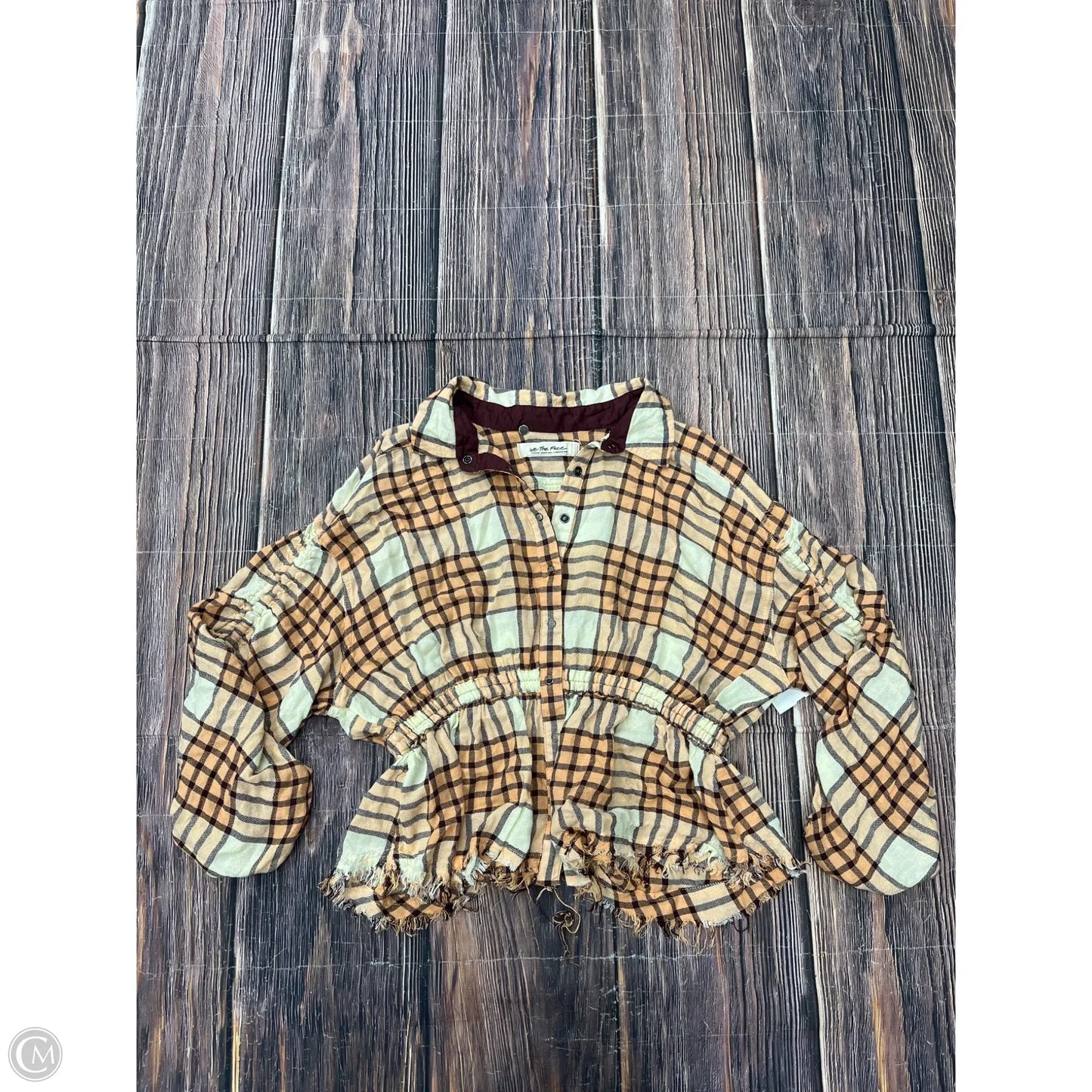 Top Long Sleeve By We The Free In Orange, Size: M