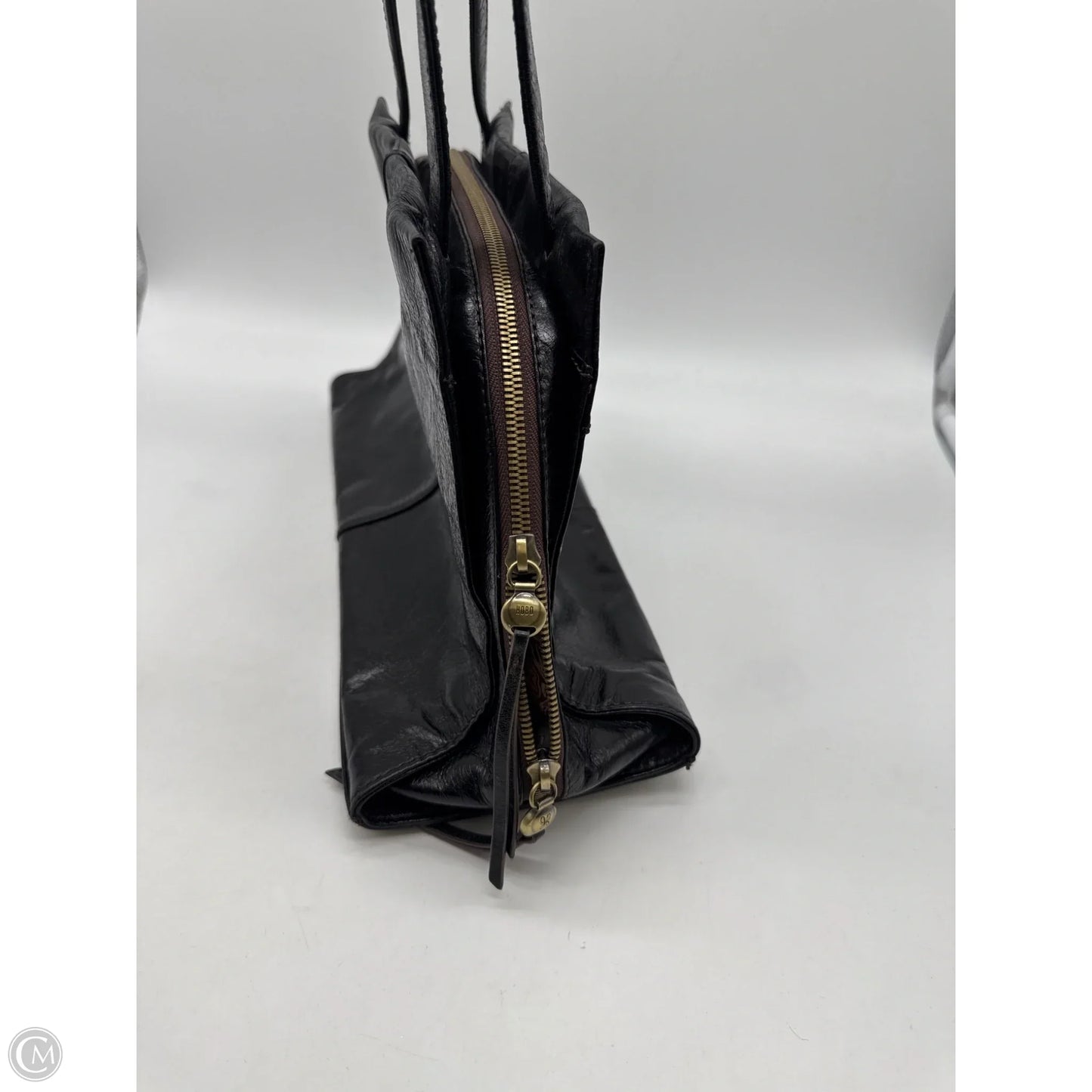 Handbag Leather By Hobo Intl, Size: Large