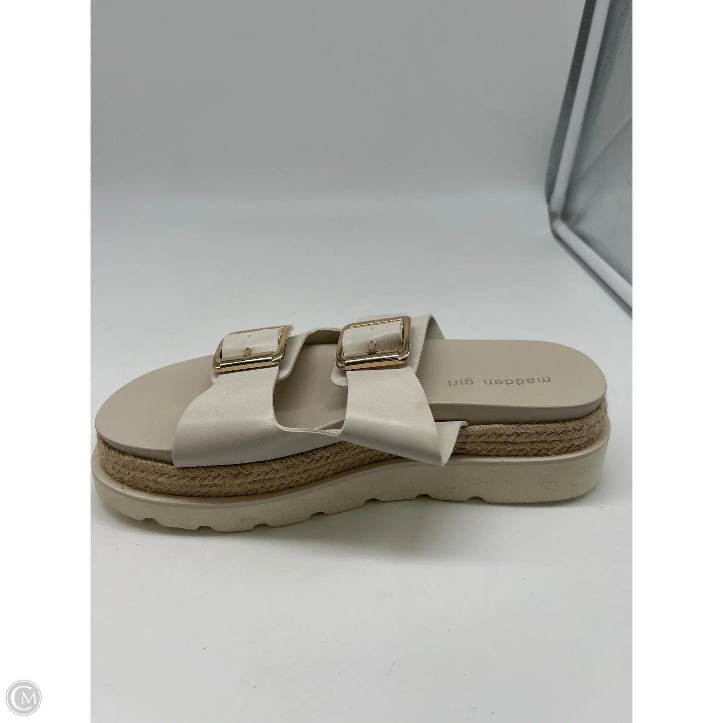 Sandals Heels Platform By Madden Girl In White, Size: 9