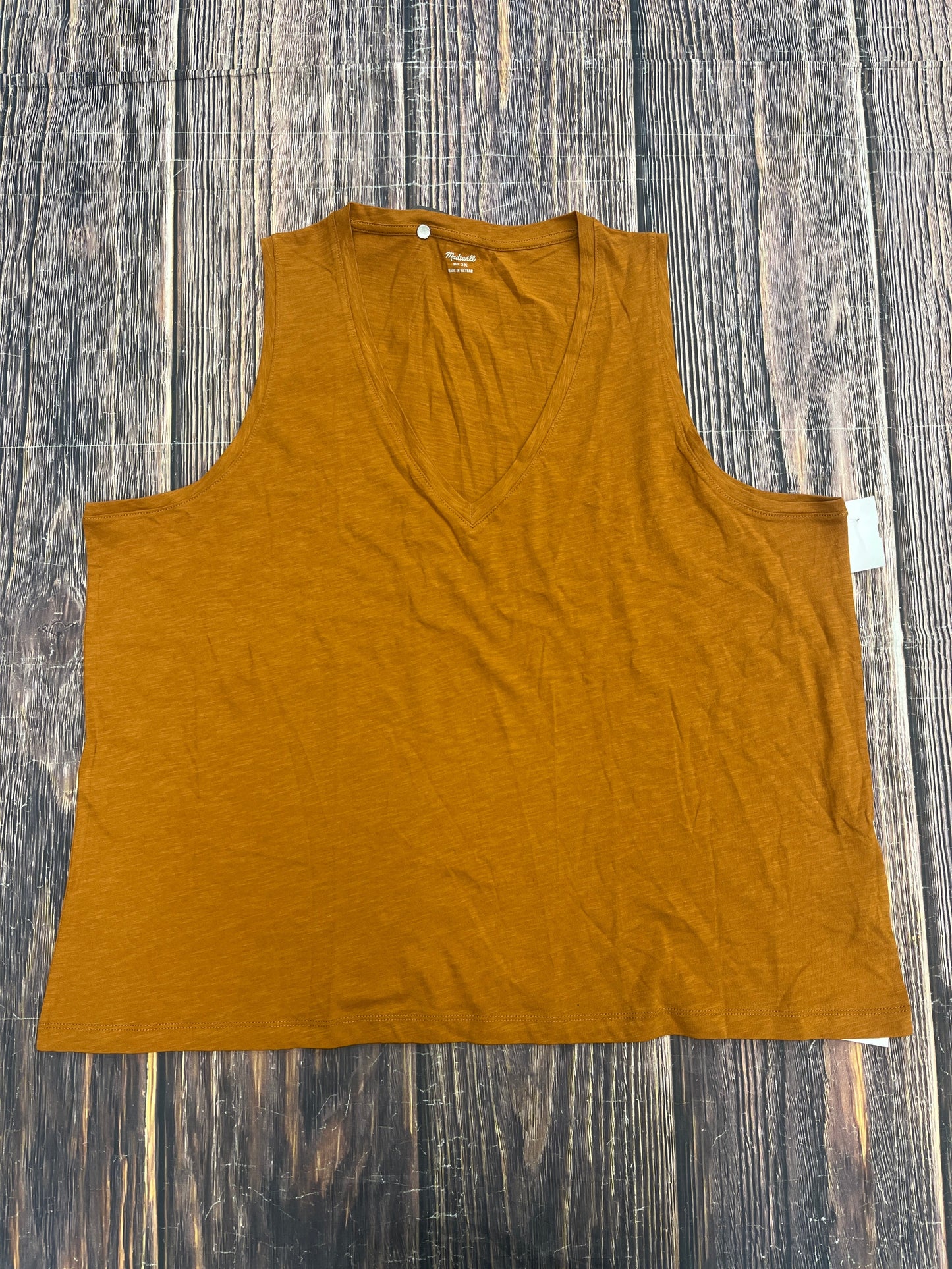 Orange Top Sleeveless Madewell, Size 3x