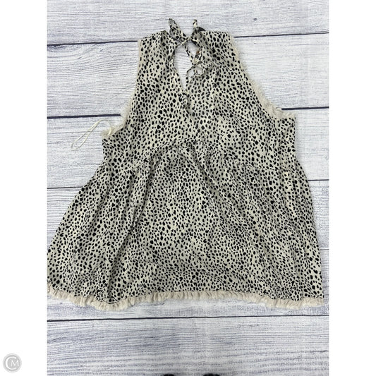 Tank Top By Umgee In Black & White, Size: 2x