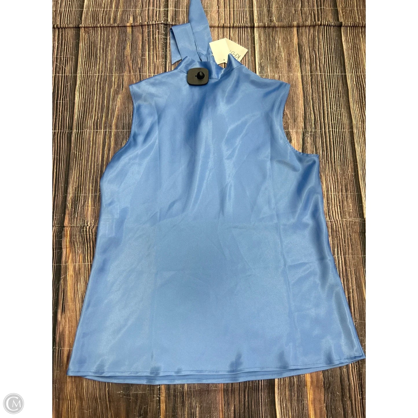 Top Sleeveless By Kasper In Blue, Size: S