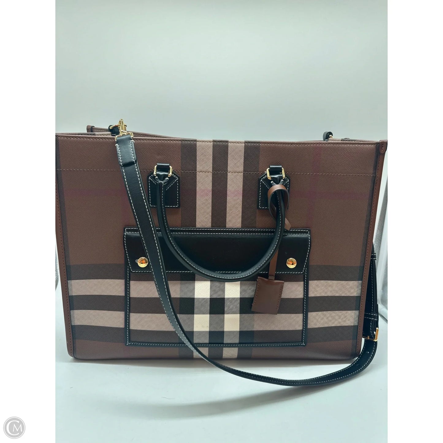Handbag Luxury Designer By Burberry, Size: Large