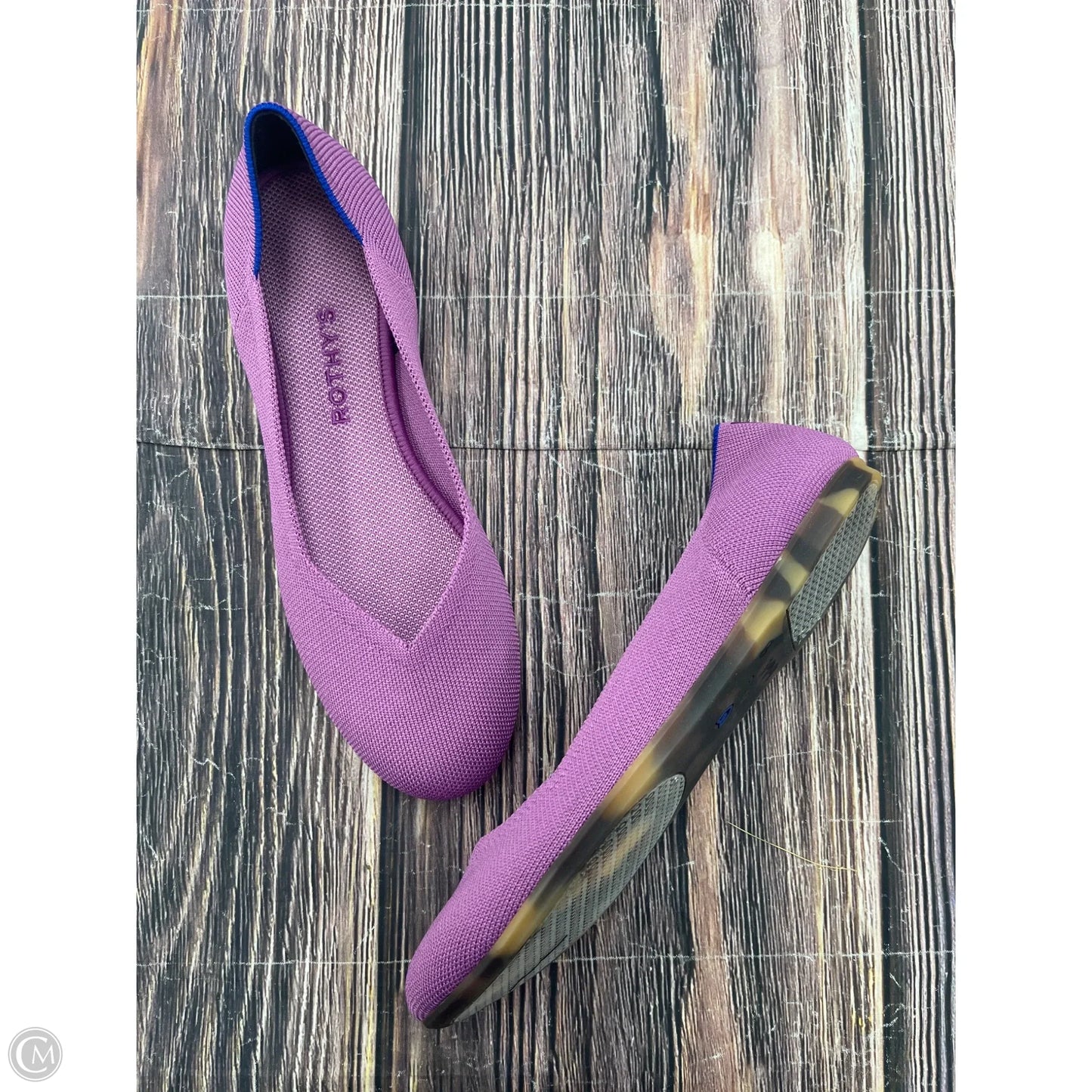Shoes Flats By Rothys In Purple, Size: 9