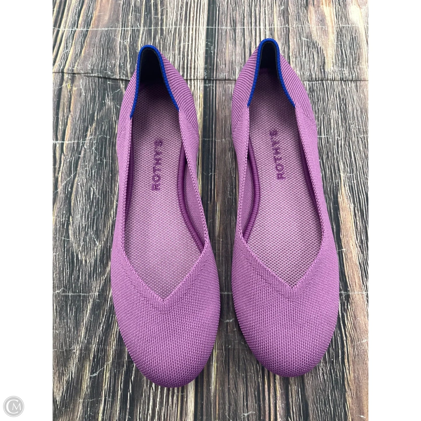 Shoes Flats By Rothys In Purple, Size: 9