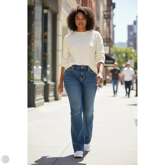 Jeans Boot Cut By Miss Me In Blue, Size: 18