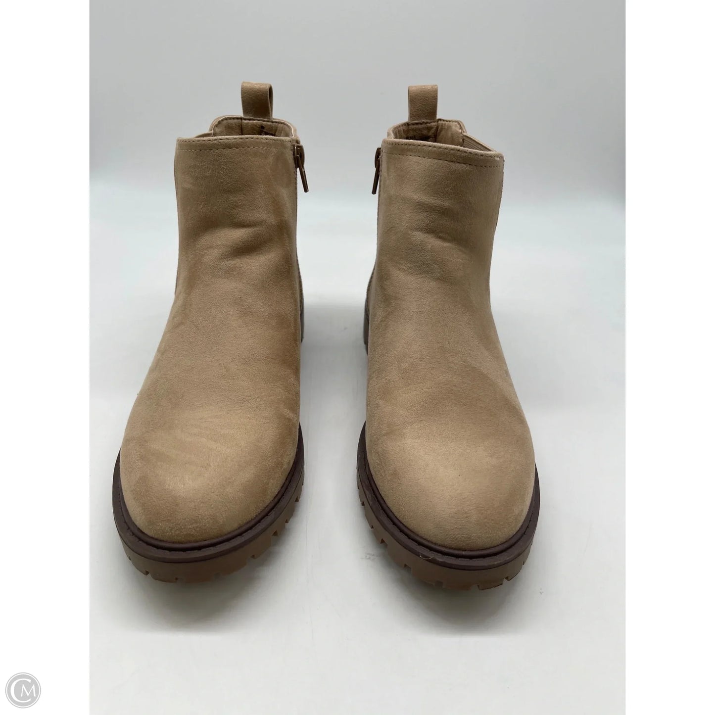 Boots Ankle Heels By Maurices In Brown, Size: 8