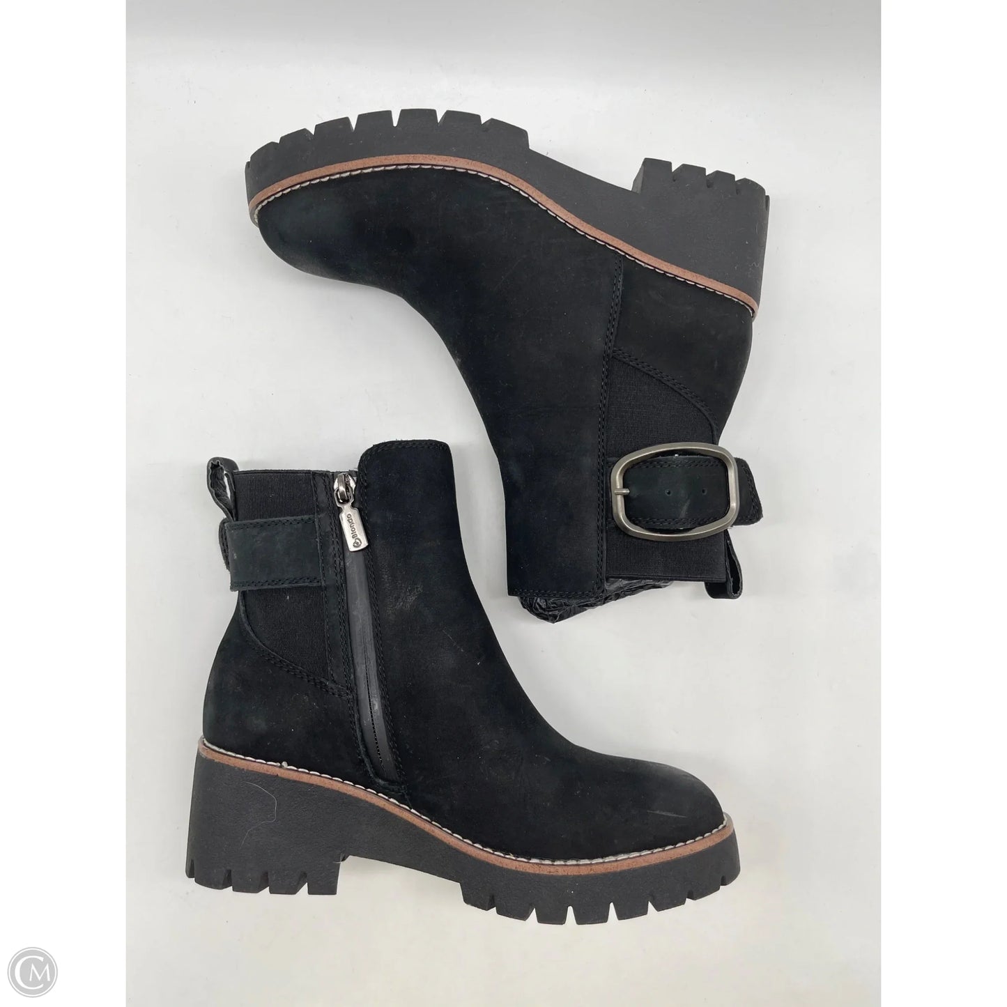 Boots Ankle Flats By Blondo In Black, Size: 7
