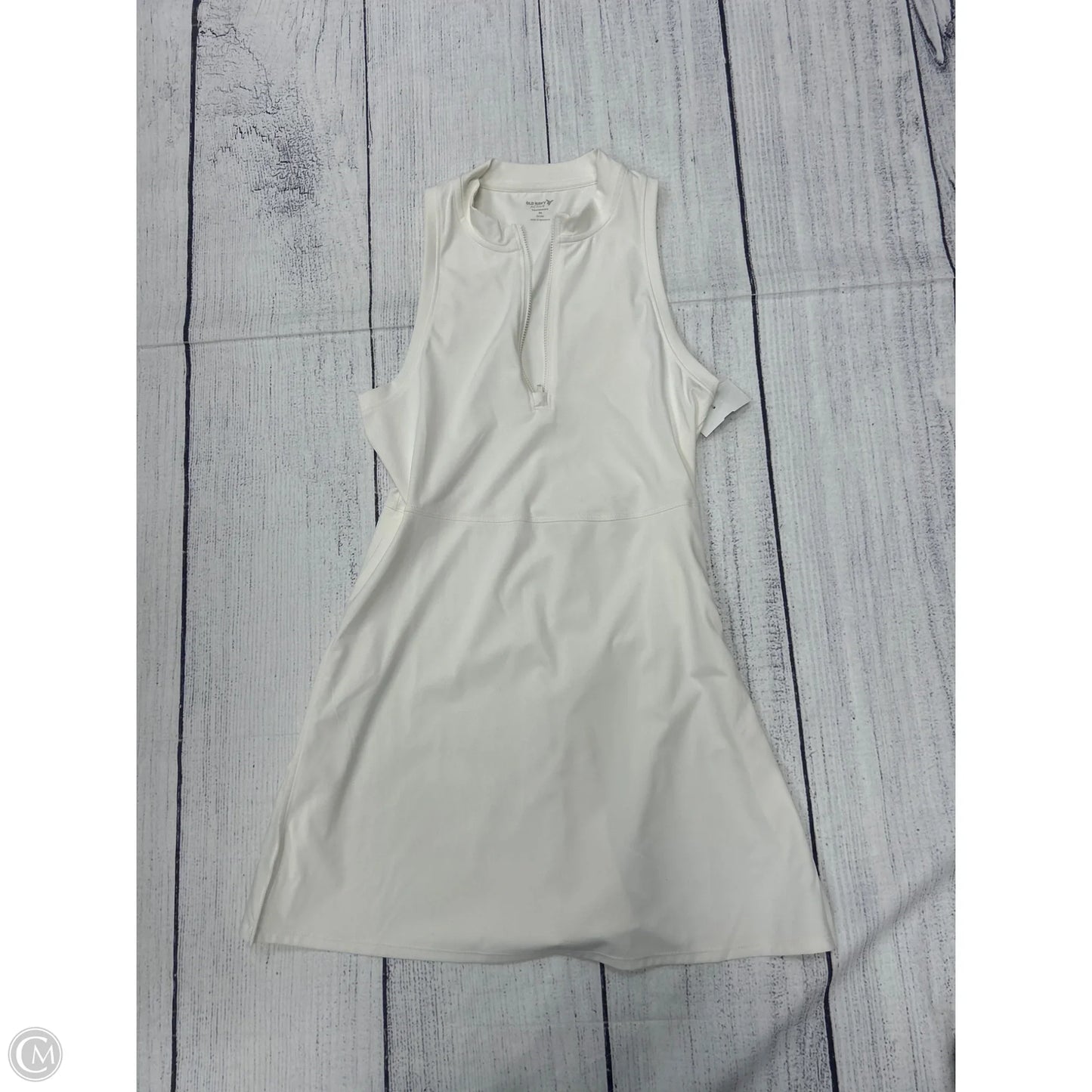 Athletic Dress By Old Navy In White, Size: Xs