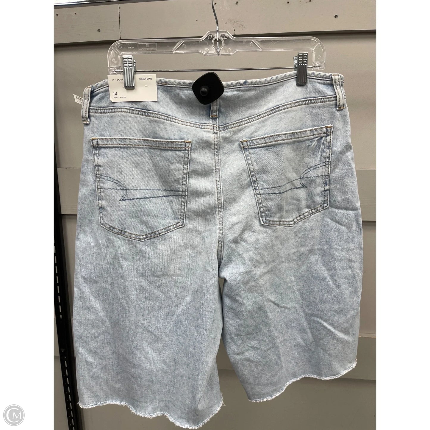 Shorts By American Eagle In Blue Denim, Size: 14