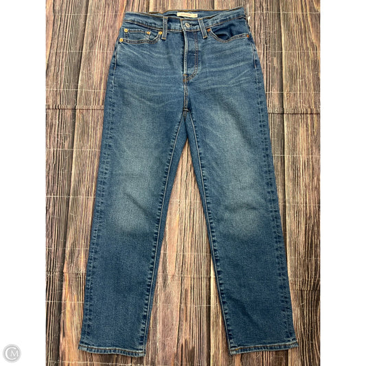 Jeans Straight By Levis In Blue Denim, Size: 6