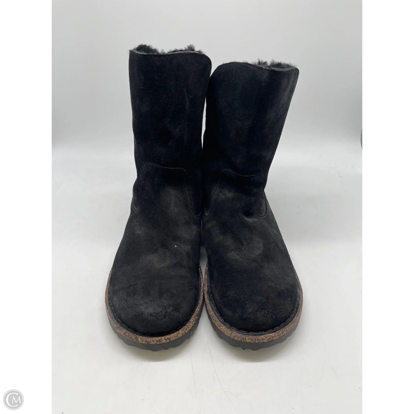 Boots Mid-calf Flats By Birkenstock In Black, Size: 10