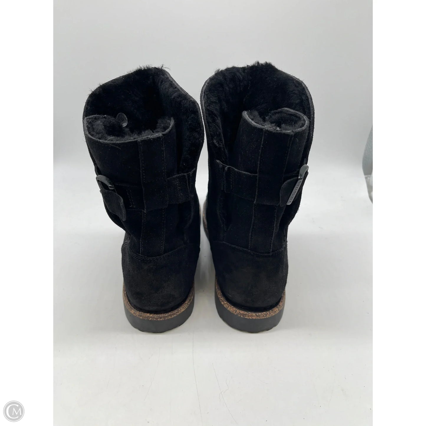 Boots Mid-calf Flats By Birkenstock In Black, Size: 10