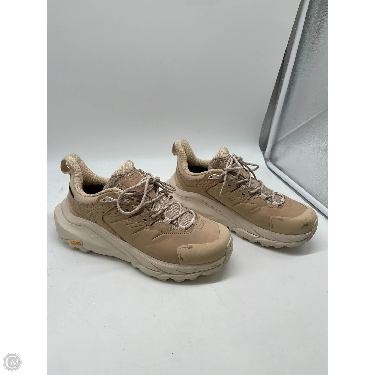 Shoes Athletic By Hoka In Tan, Size: 10