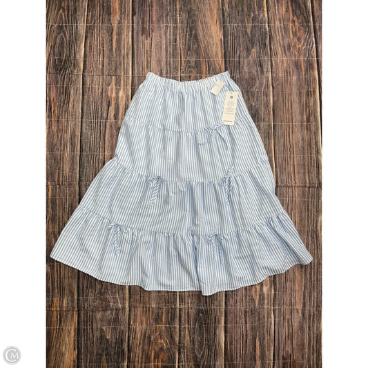 Skirt Maxi By Love Poem In Blue & White, Size: M