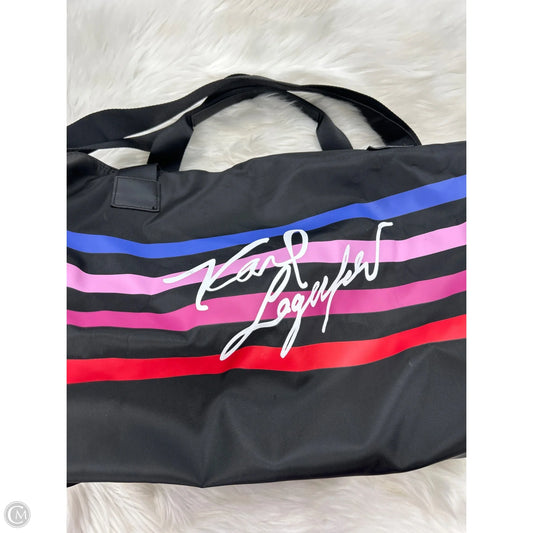 Duffle And Weekender Designer By Karl Lagerfeld, Size: Large