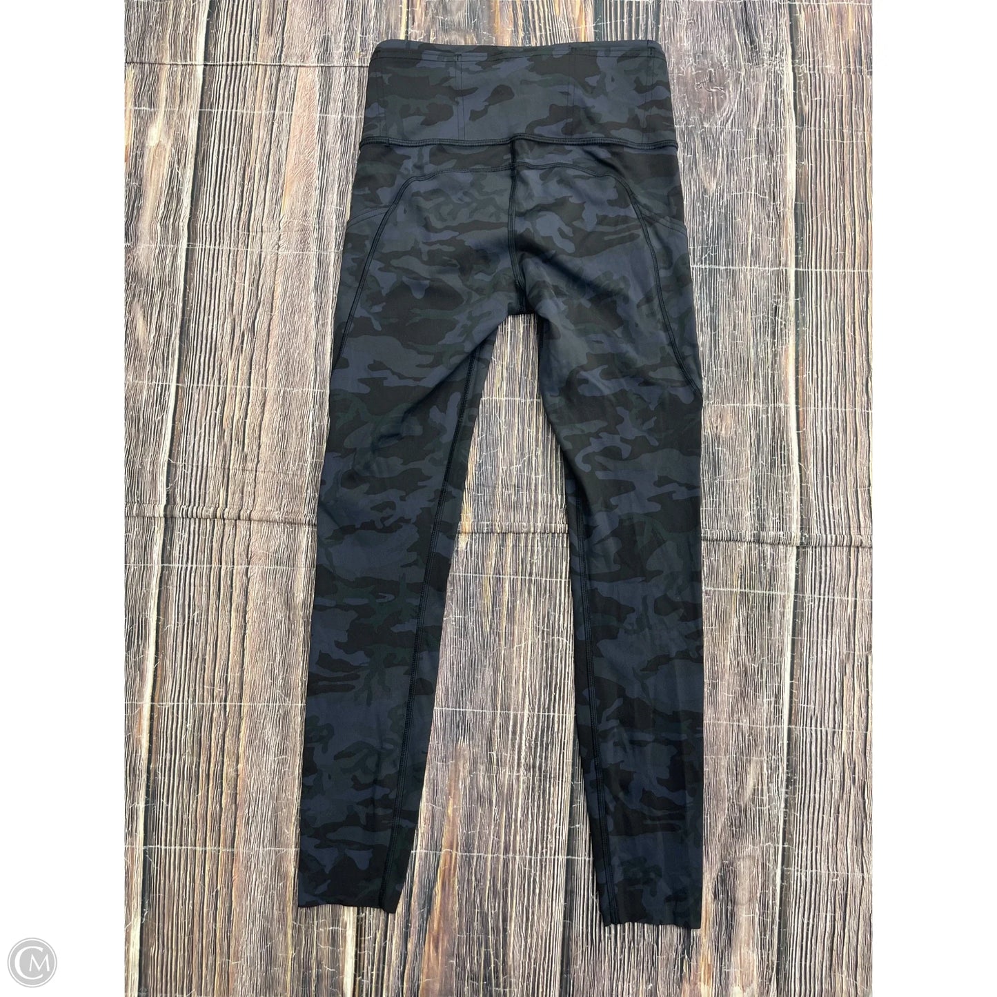 Athletic Leggings By Lululemon In Camouflage Print, Size: 4