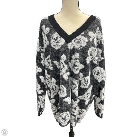 Sweater By Future Collective In Black, Size: 1x