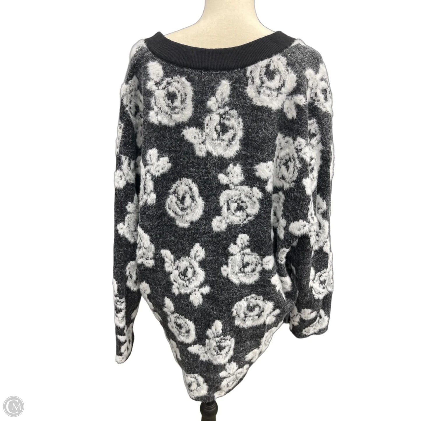 Sweater By Future Collective In Black, Size: 1x