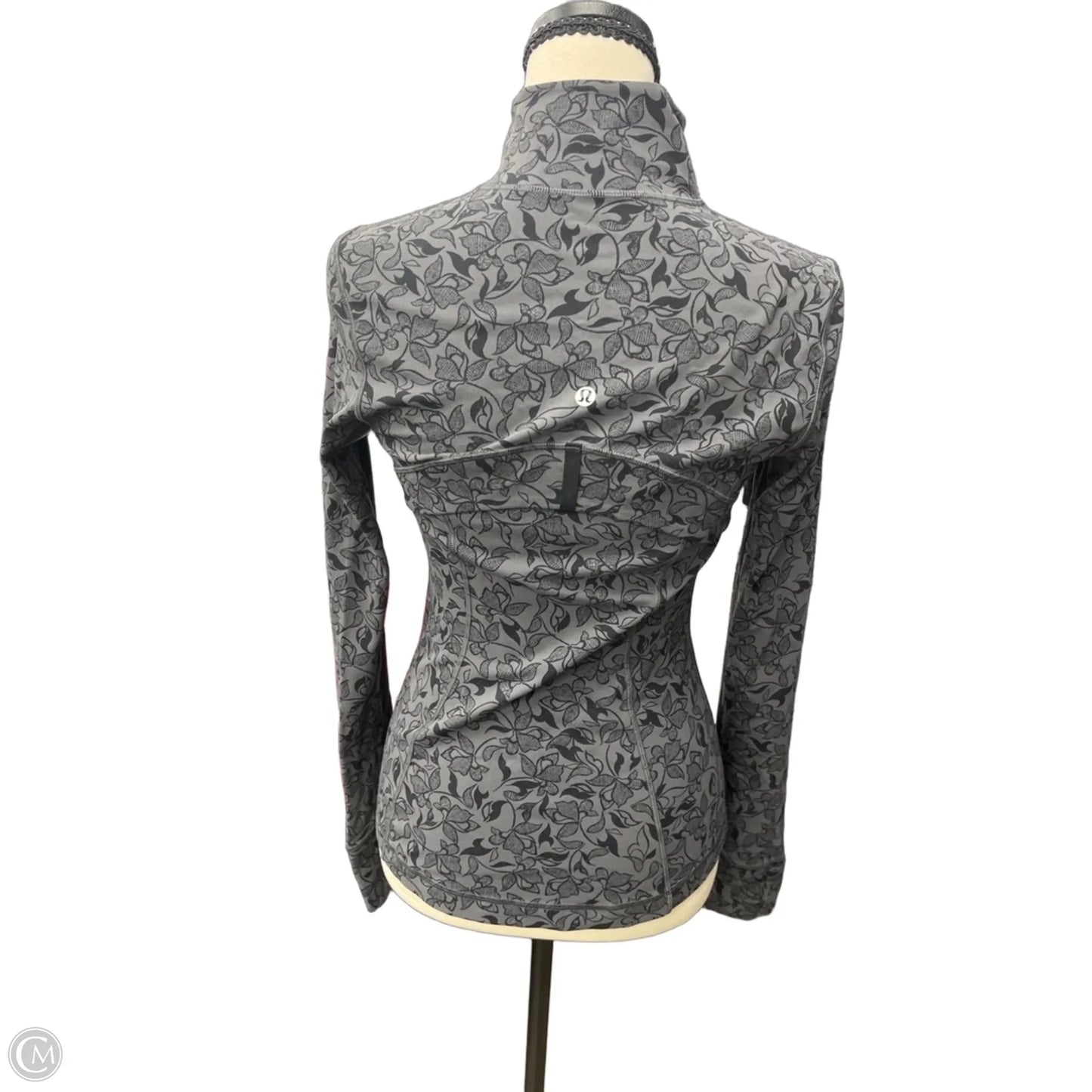 Athletic Jacket By Lululemon In Black, Size: 4
