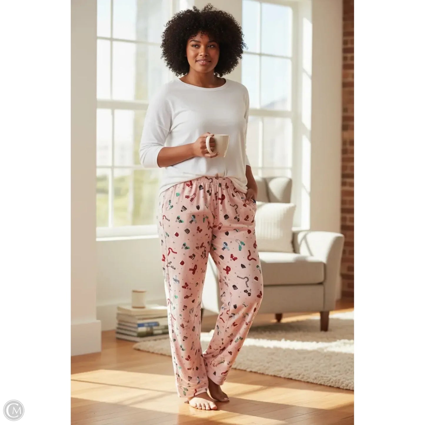 Pajamas 2pc By Clothes Mentor In Pink, Size: 3x