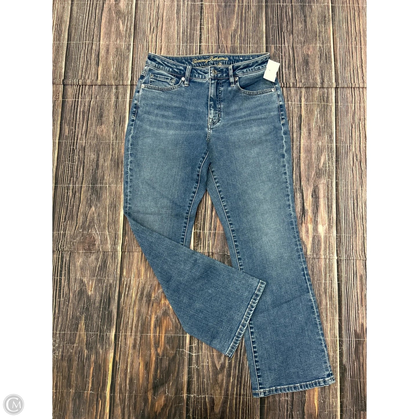 Jeans Straight By Tommy Bahama In Blue Denim, Size: 6