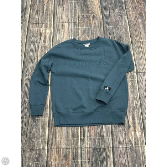 Sweatshirt Crewneck By Reebok In Blue, Size: S