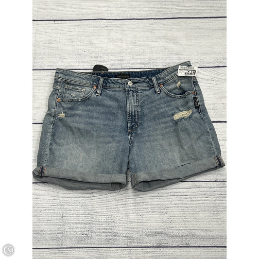 Shorts By Silver In Blue Denim, Size: 12