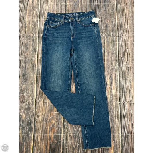 Jeans Straight By Chicos In Blue Denim, Size: 4
