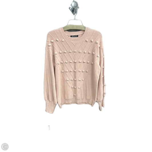 Sweater By Simplee In Pink, Size: Xl
